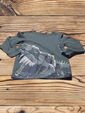 BOY'S CARTER'S KID DINOSAUR LONGSLEEVE SHIRT
